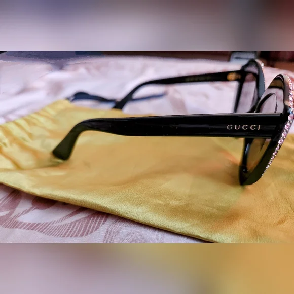 Gucci Women's Embellished Oversized Cat Eye Sunglasses, 52mm - Picture 9 of 10